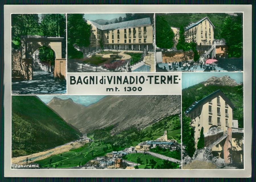 Cuneo Vinadio Bagni di Foto FG cartolina MZ0618 – fronte