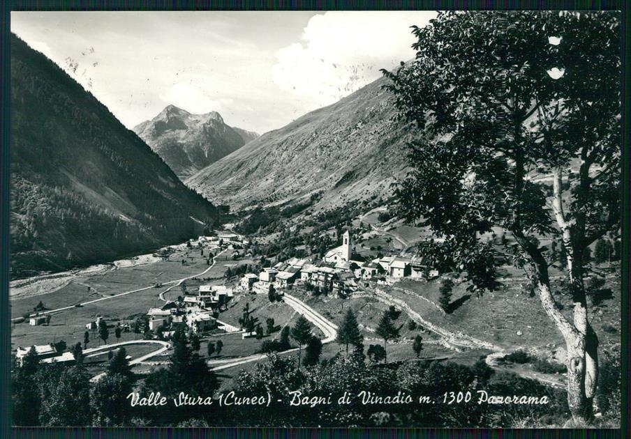 Cuneo Vinadio Bagni di ABRASA Foto FG cartolina MZ0619 – fronte