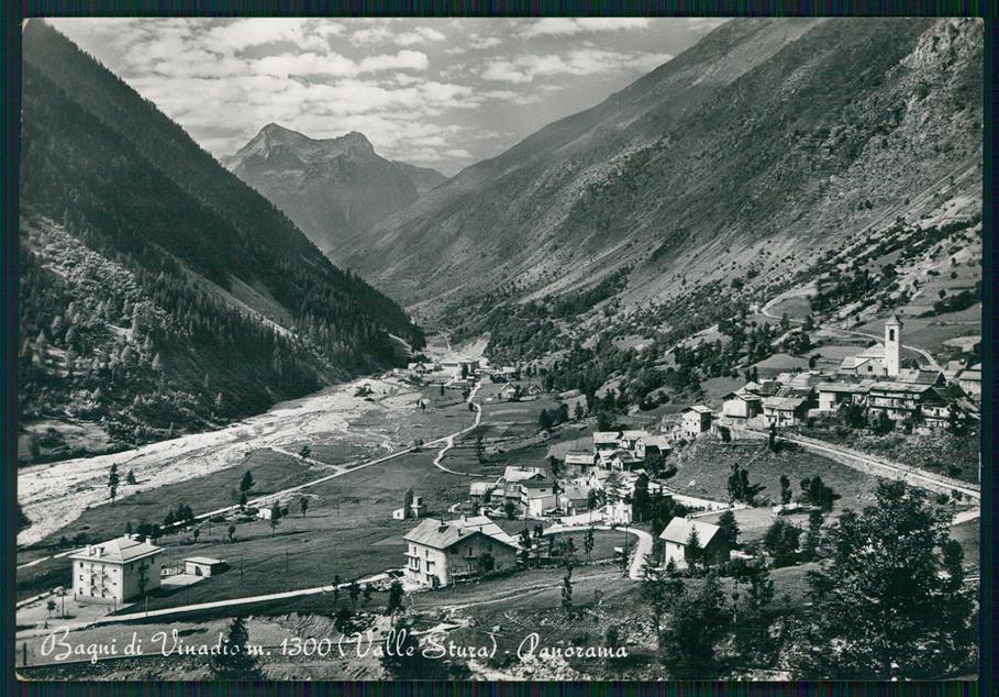 Cuneo Vinadio Bagni di Foto FG cartolina MZ0621 – fronte