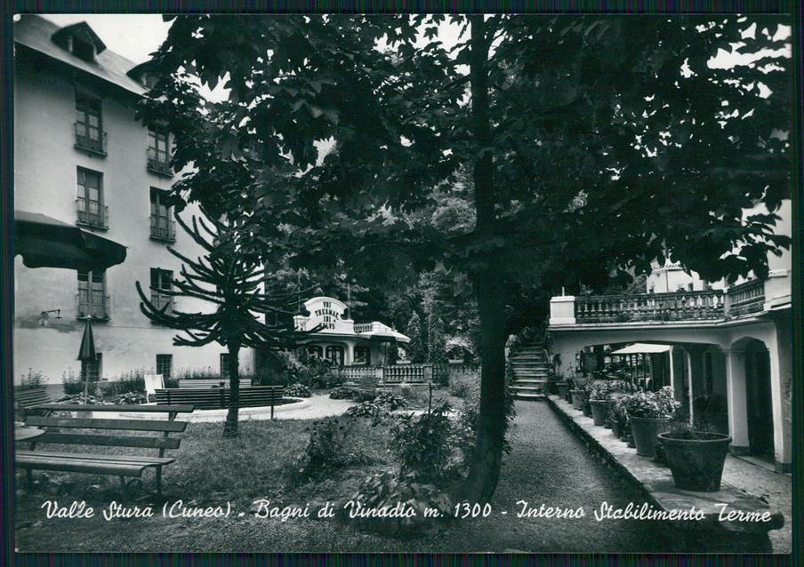Cuneo Vinadio Bagni di Foto FG cartolina MZ0625 – fronte