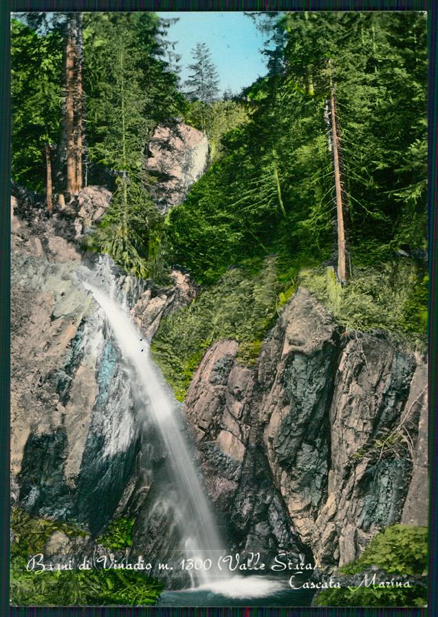 Cuneo Vinadio Bagni di Cascata Foto FG cartolina MZ0630 – fronte