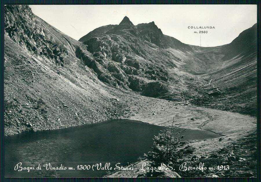 Cuneo Vinadio Bagni di Lago San Bernolfo Foto FG cartolina MZ0633 – fronte