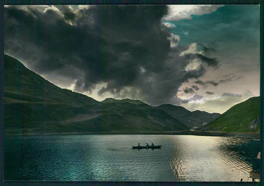 Cuneo Argentera Lago della Maddalena Chiaro di Luna Foto FG cartolina MZ0667 – fronte