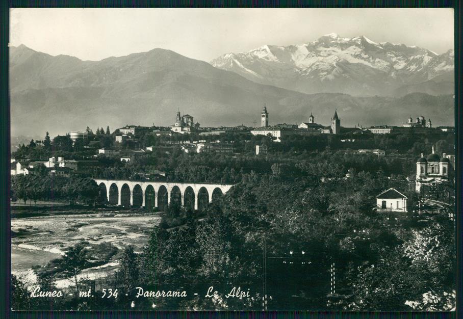 Cuneo città Saluti da Foto FG cartolina MZ0684 – fronte