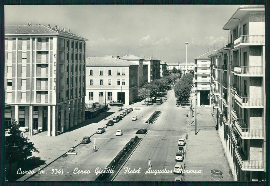 Cuneo città Corso Giolitti Auto Foto FG cartolina MZ0692 – fronte