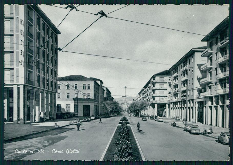 Cuneo città Corso Giolitti Auto Foto FG cartolina MZ0693 – fronte