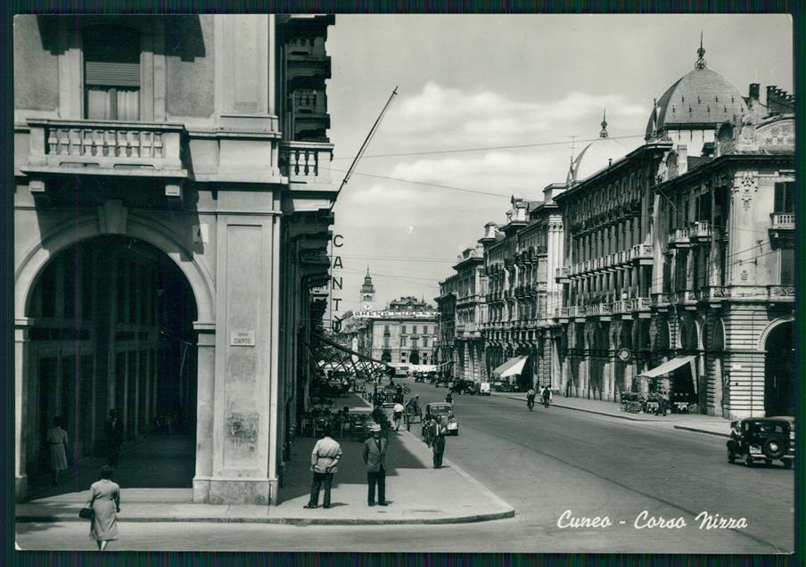 Cuneo città Corso Nizza Auto Foto FG cartolina MZ0701 – fronte