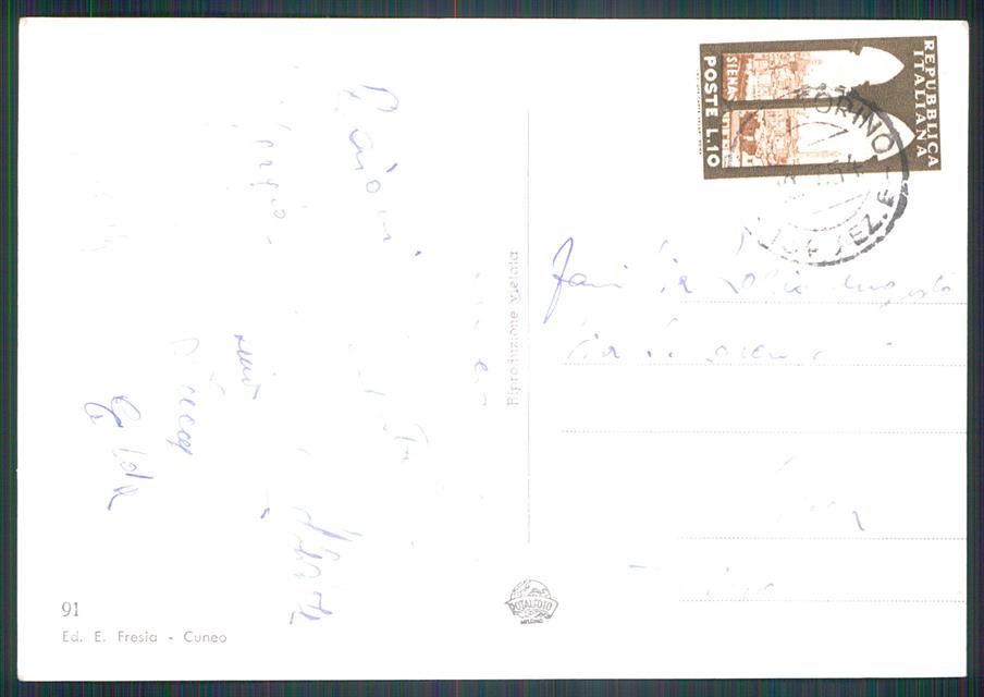 Cuneo città Corso Nizza Auto Foto FG cartolina MZ0701 – retro