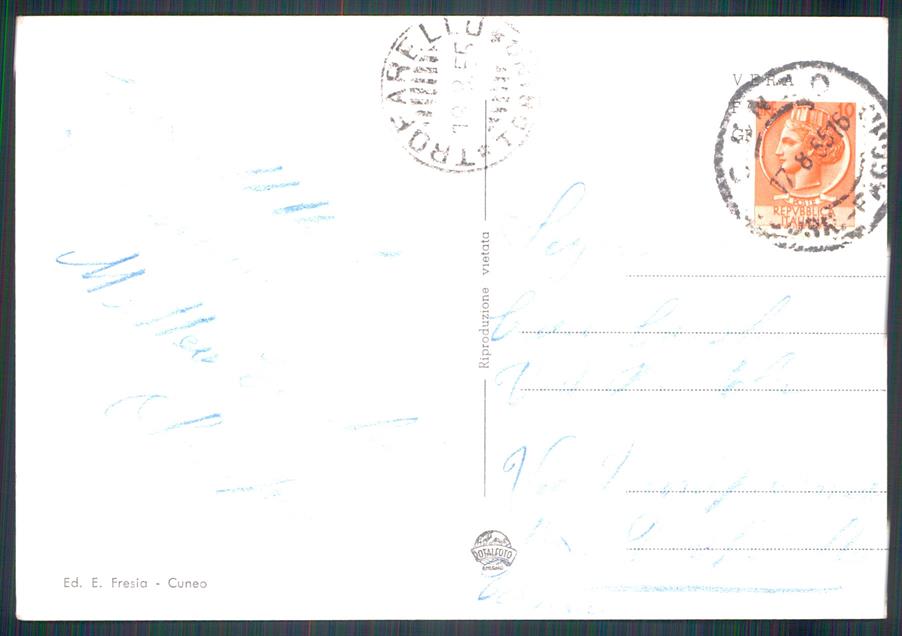 Cuneo città Corso Nizza Foto FG cartolina MZ0703 – retro