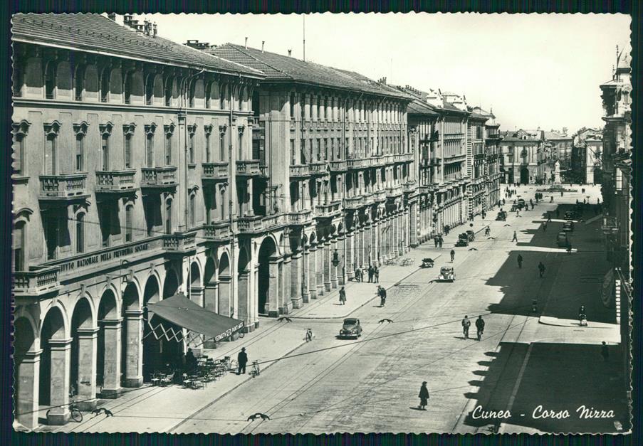 Cuneo città Corso Nizza Auto Foto FG cartolina MZ0705 – fronte