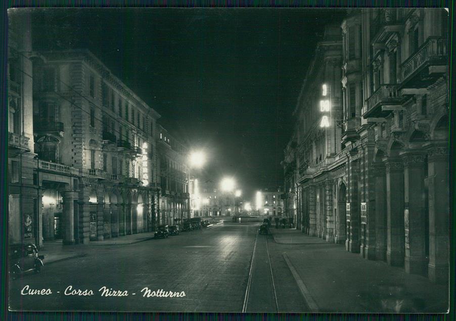 Cuneo città Corso Nizza Auto Foto FG cartolina MZ0709 – fronte