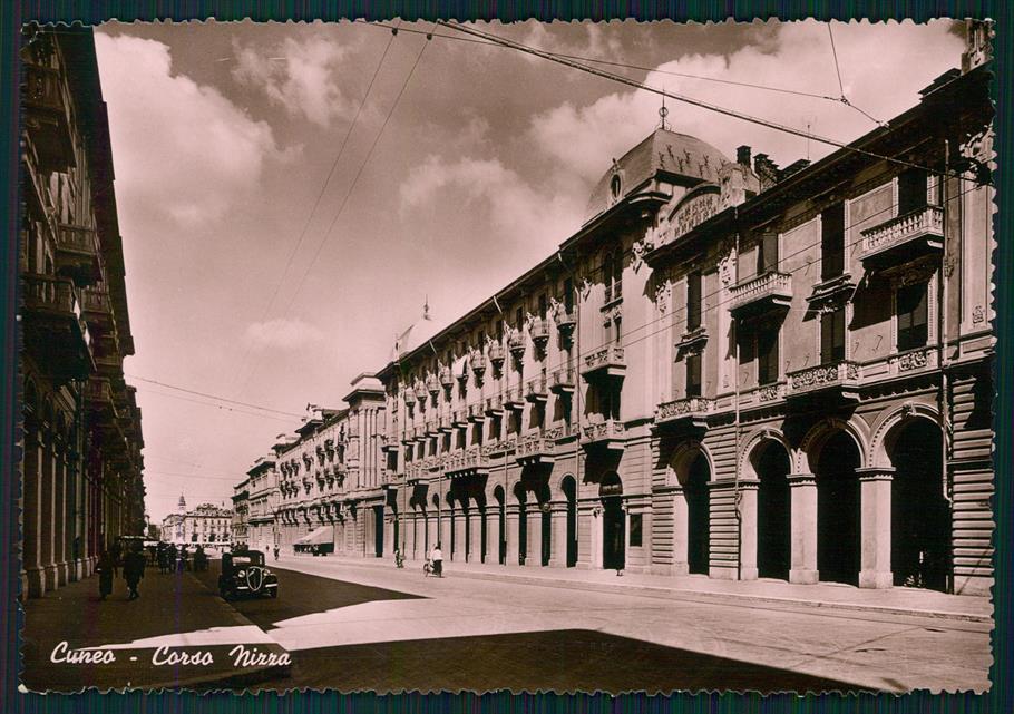 Cuneo città Corso Nizza Auto Foto FG cartolina MZ0711 – fronte