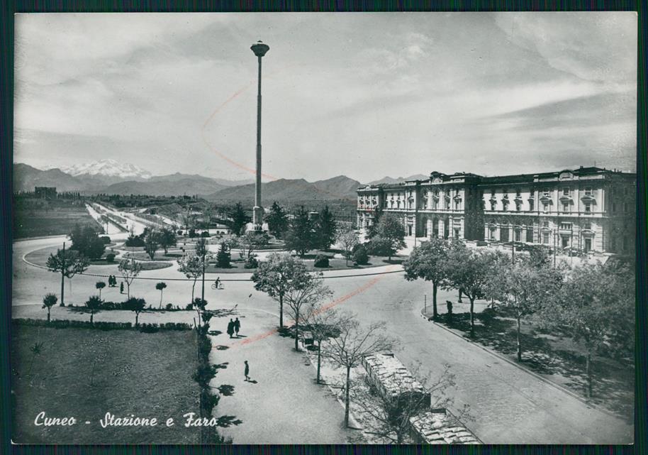 Cuneo città Stazione Faro Foto FG cartolina MZ0729 – fronte