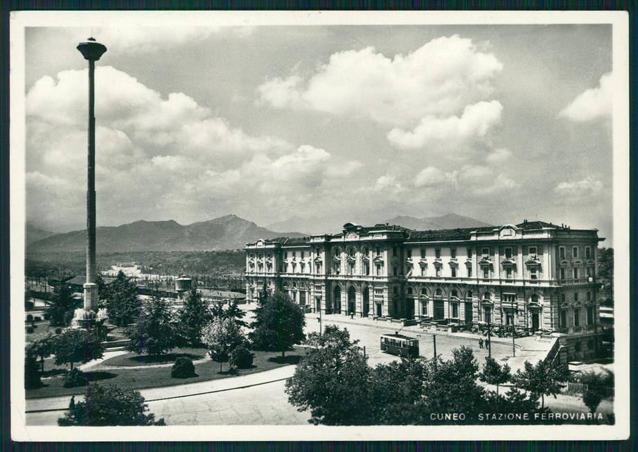 Cuneo città Stazione Tram PIEGHINA Foto FG cartolina MZ0731 – fronte