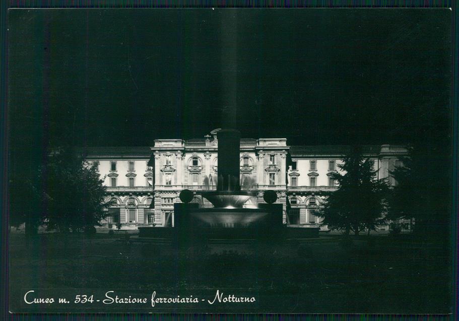 Cuneo città Stazione Foto FG cartolina MZ0733 – fronte