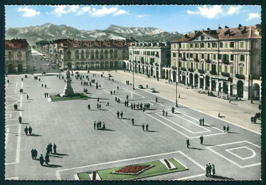 Cuneo città Piazza Duccio Galimberti Foto FG cartolina MZ0747 – fronte