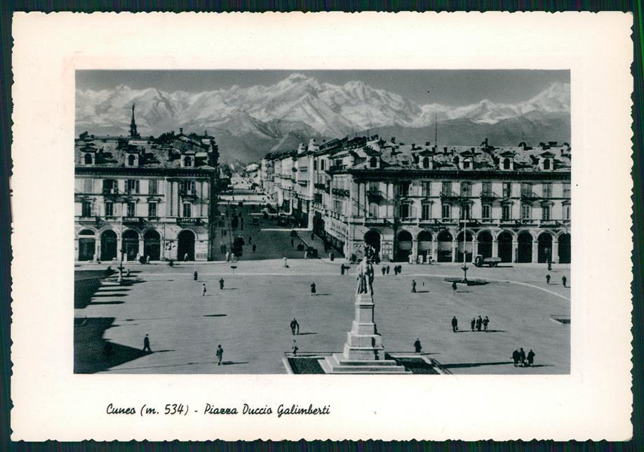 Cuneo città Piazza Duccio Galimberti Foto FG cartolina MZ0748 – fronte