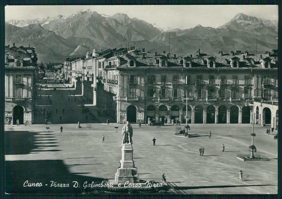 Cuneo città Piazza Duccio Galimberti Foto FG cartolina MZ0749 – fronte