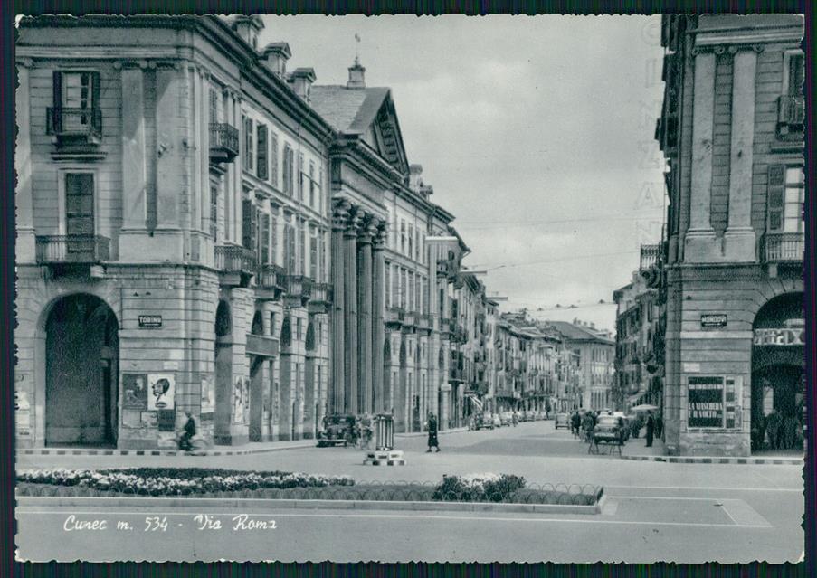 Cuneo città Via Roma Foto FG cartolina MZ0752 – fronte