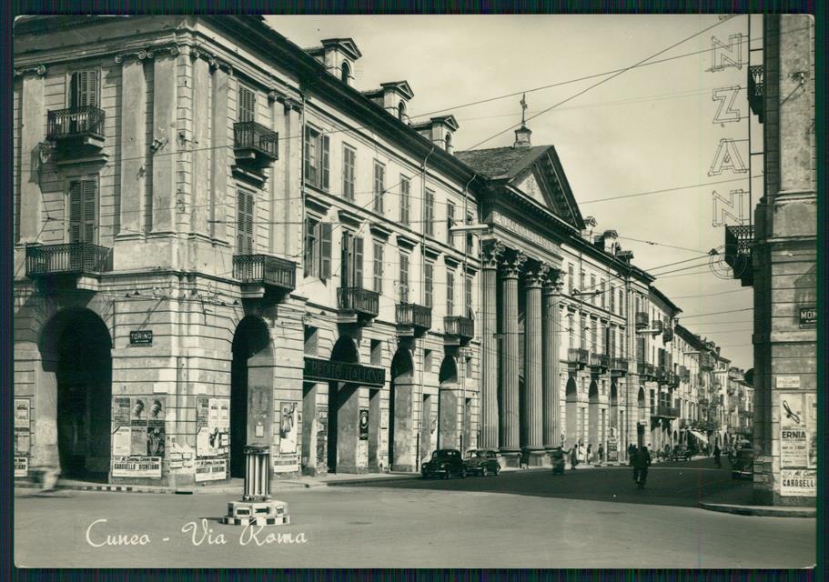 Cuneo città Via Roma Foto FG cartolina MZ0753 – fronte