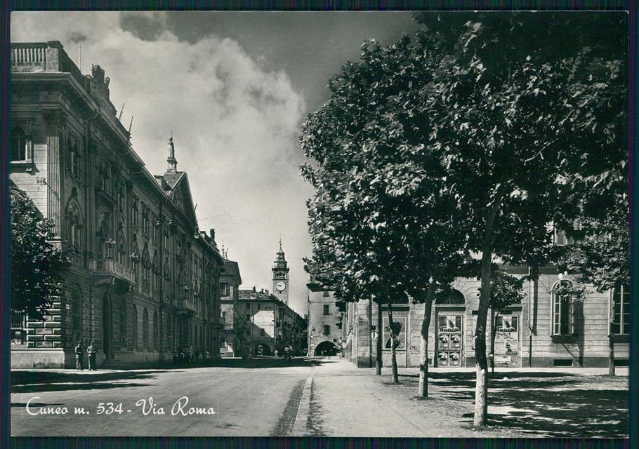 Cuneo città Via Roma Foto FG cartolina MZ0758 – fronte