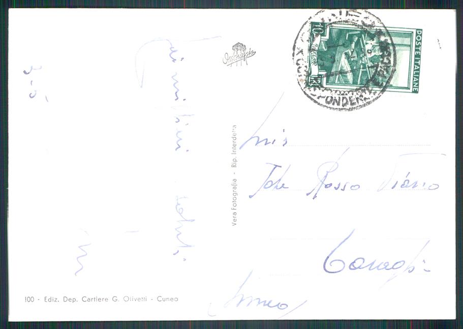Cuneo città Via Roma Foto FG cartolina MZ0758 – retro