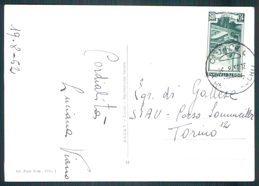 Cuneo città Corso Nizza Foto FG cartolina MZ0761 – retro