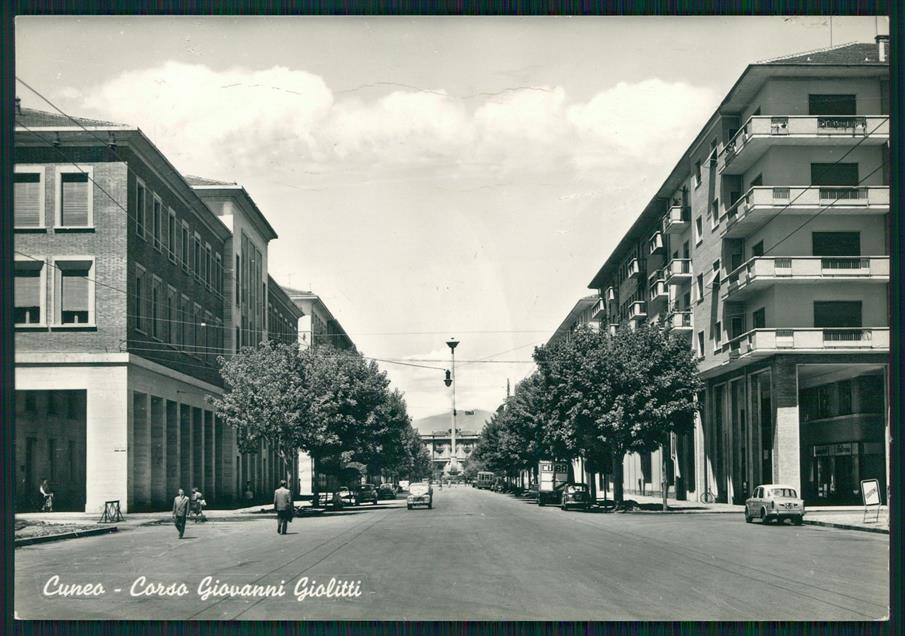 Cuneo città Corso Giolitti Auto Foto FG cartolina MZ0775 – fronte