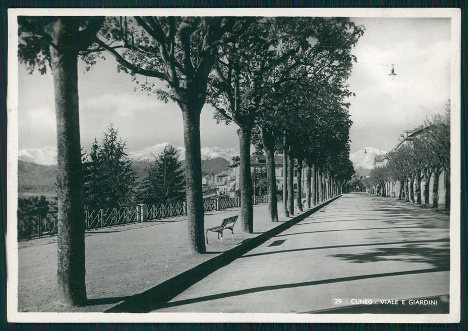 Cuneo città Giardini Foto FG cartolina MZ0788 – fronte