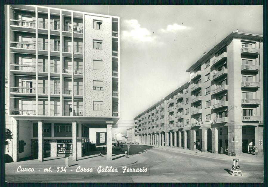 Cuneo città Corso Galileo Ferraris Foto FG cartolina MZ0795 – fronte