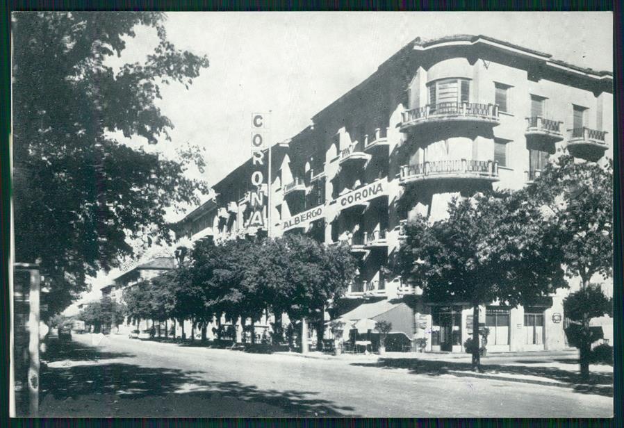 Cuneo città Albergo Corona FG cartolina MZ0801 – fronte