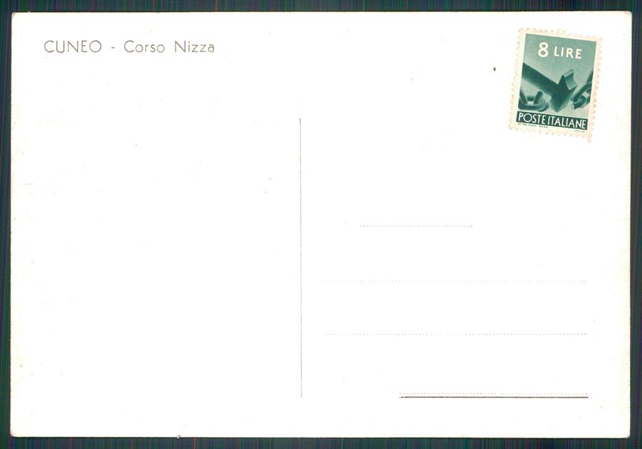 Cuneo città Corso Nizza FG cartolina MZ0803 – retro