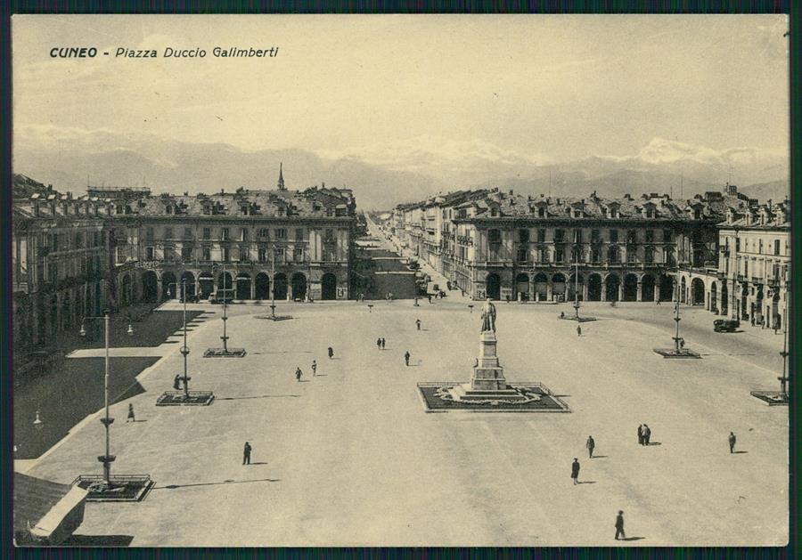 Cuneo città Piazza Duccio Galimberti FG cartolina MZ0806 – fronte