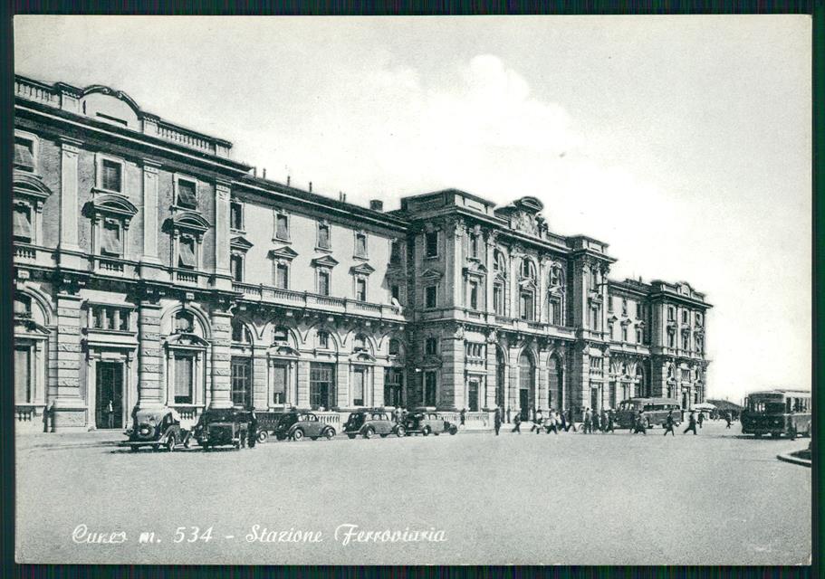 Cuneo città Stazione Auto FG cartolina MZ0807 – fronte