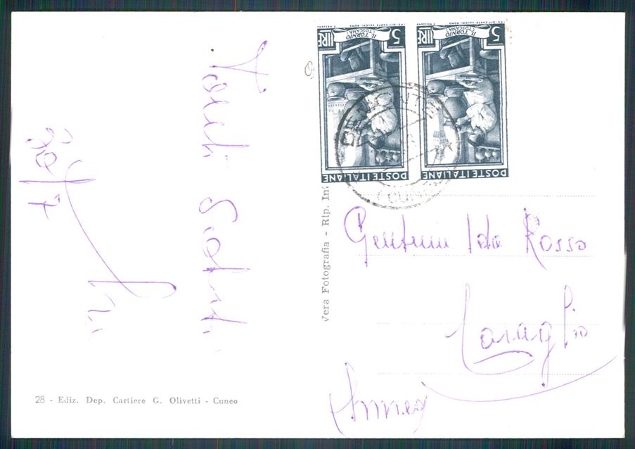 Cuneo Demonte Foto FG cartolina MZ0821 – retro
