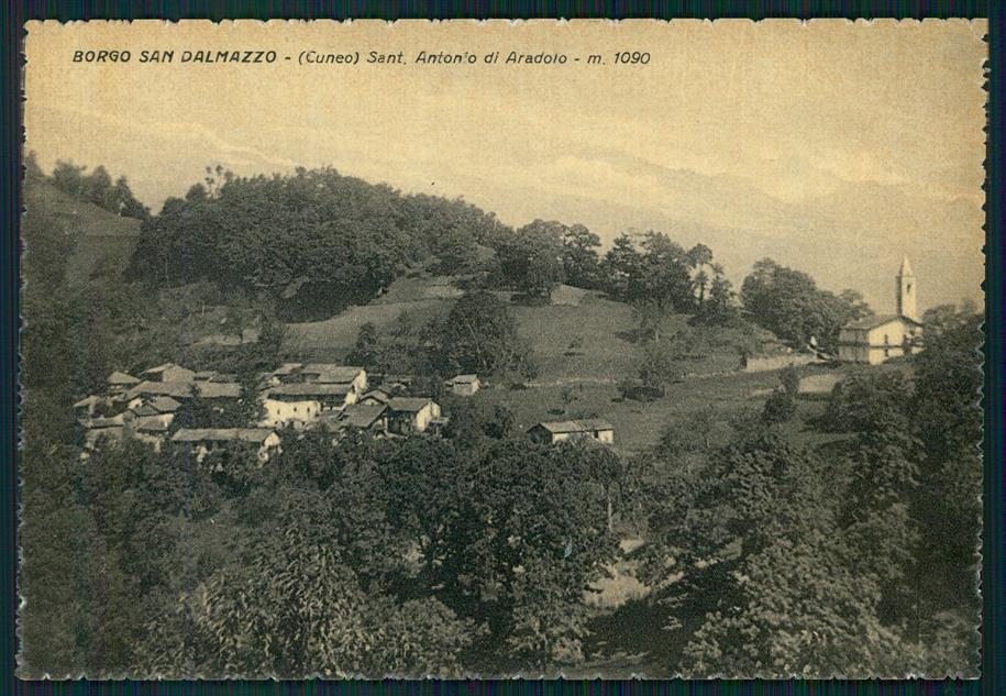 Cuneo Borgo San Dalmazzo Sant'Antonio di Aradolo FG cartolina MZ0867 – fronte