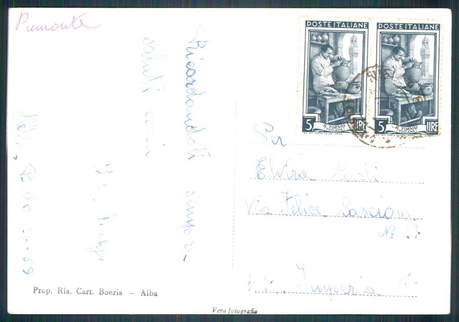 Cuneo Niella Belbo Foto FG cartolina MZ0891 – retro