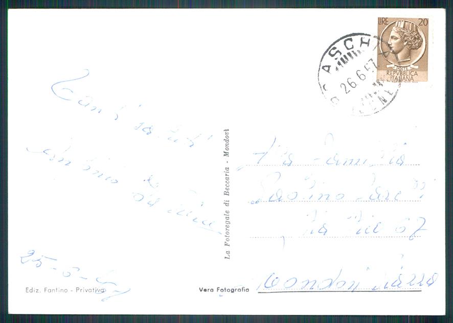 Cuneo Roaschia Foto FG cartolina MZ0908 – retro