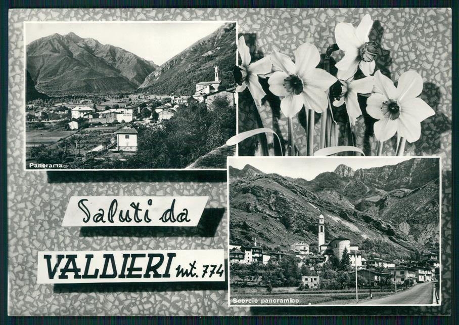 Cuneo Valdieri Saluti da Foto FG cartolina MZ0910 – fronte