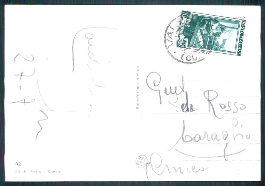 Cuneo Valdieri Foto FG cartolina MZ0913 – retro