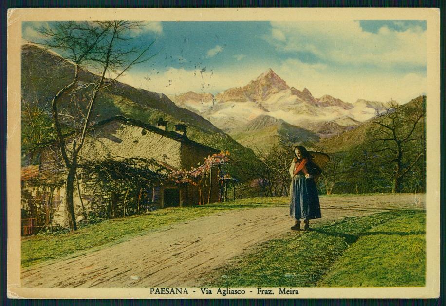 Cuneo Paesana SCOLLATA FG cartolina MZ0940 – fronte