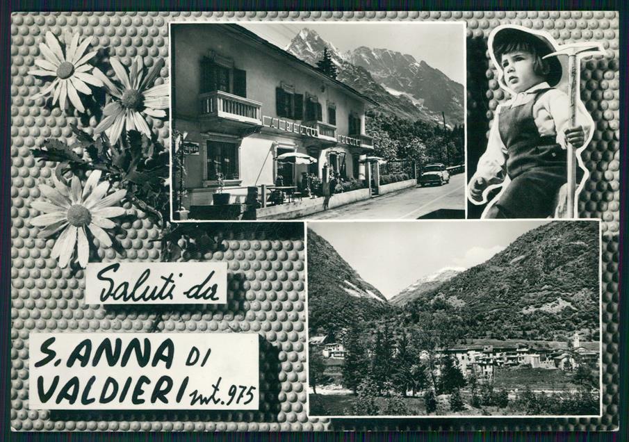 Cuneo Valdieri Sant'Anna di Saluti da Foto FG cartolina MZ0986 – fronte