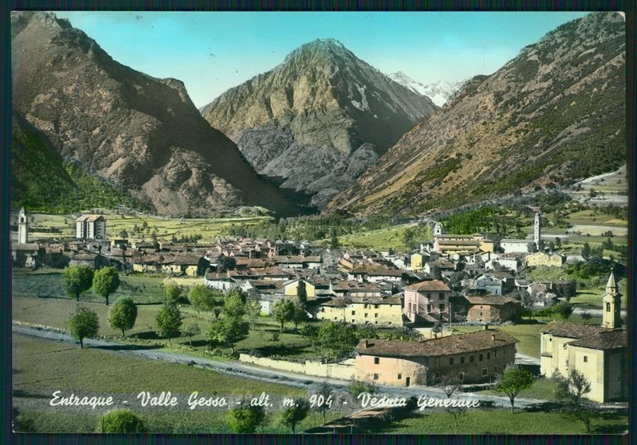 Cuneo Entracque Valle Gesso PIEGA Foto FG cartolina MZ0995 – fronte