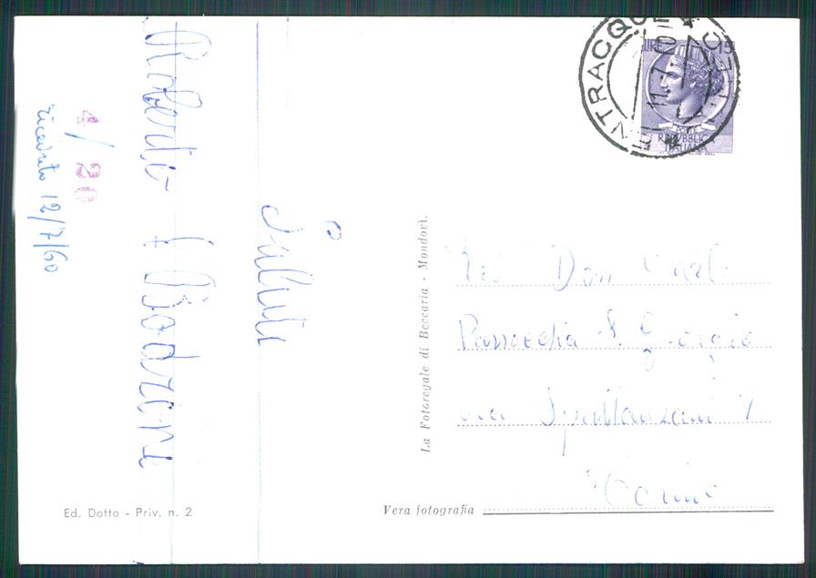Cuneo Entracque San Giacomo di Foto FG cartolina MZ0998 – retro