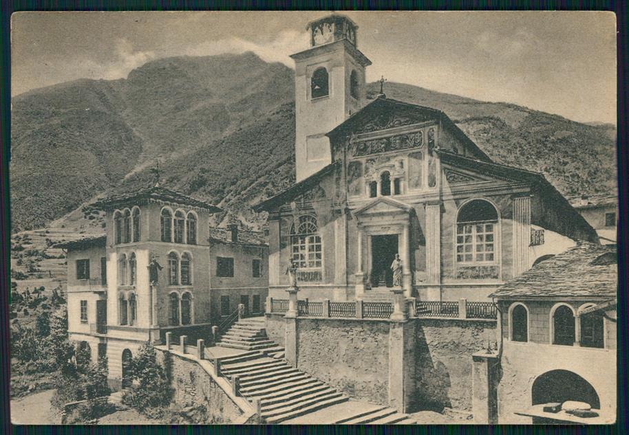Cuneo Entracque Parrocchia Sant'Antonino FG cartolina MZ1002 – fronte