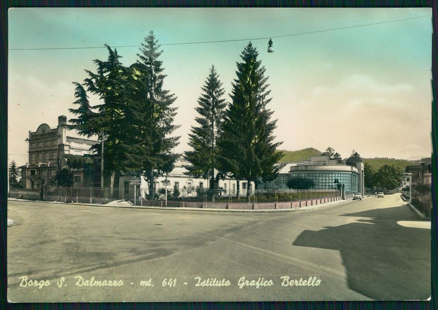 Cuneo Borgo San Dalmazzo Istituto Grafico Bertello Foto FG cartolina MZ1014 – fronte