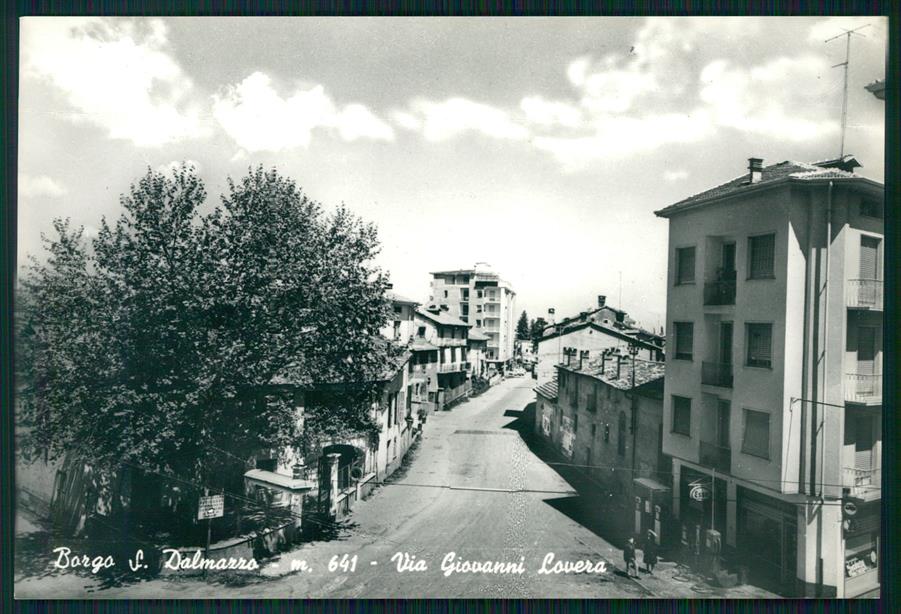 Cuneo Borgo San Dalmazzo Via Giovanni Lovera Foto FG cartolina MZ1019 – fronte