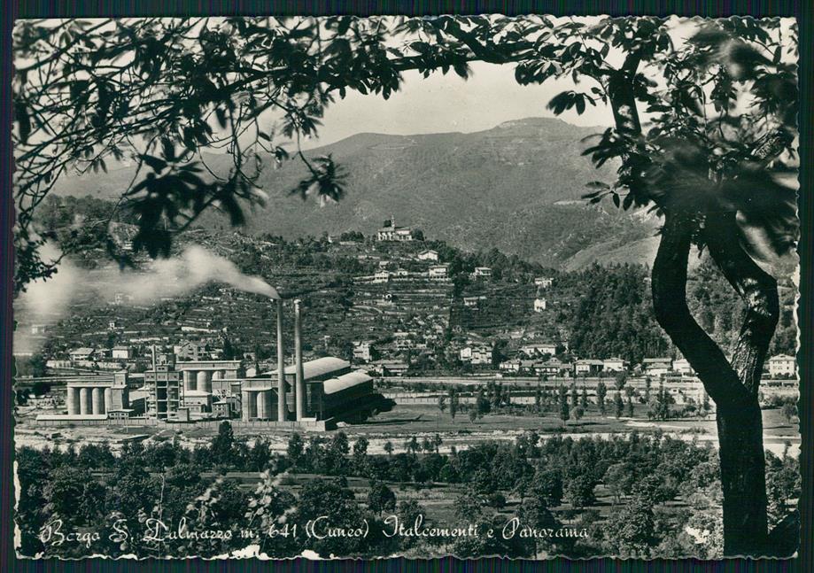 Cuneo Borgo San Dalmazzo Italcementi Foto FG cartolina MZ1024 – fronte