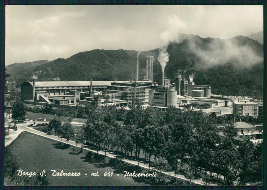 Cuneo Borgo San Dalmazzo Italcementi Foto FG cartolina MZ1026 – fronte
