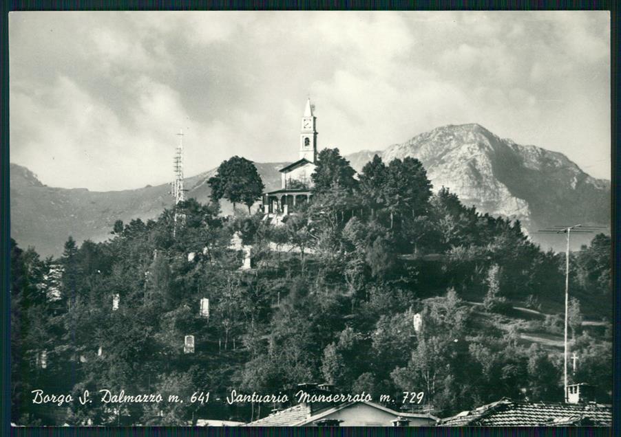 Cuneo Borgo San Dalmazzo Santuario Monserrato Foto FG cartolina MZ1032 – fronte